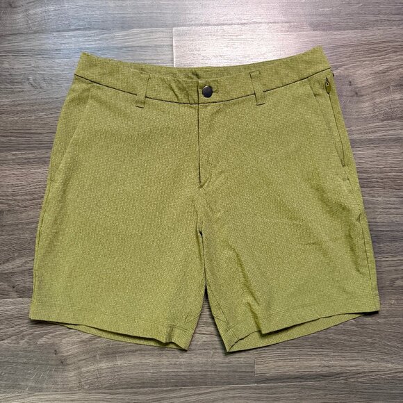 Lululemon Men's Commission Classic-Fit Short 7" *Ventlight - Green - Picture 3 of 9